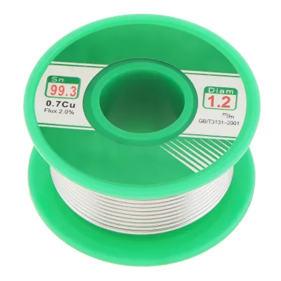 50g 1.2mm Sn99.3 Cu0.7 Strong Weldability Rosin Core Solder Wire with Flux and Low Melting Point Electric Soldering Iron