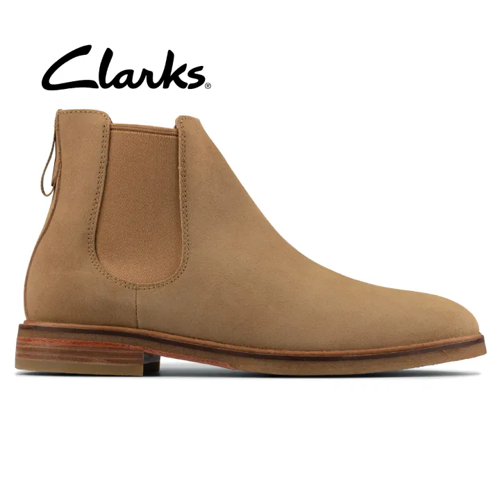 Económico Paja Pantano Clarks Mens Casual Clarkdale Gobi Dark Sand Suede Ankle Boots | Lazada