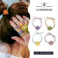 【 X.z.moonligh】ที่คาดผมและที่คาดผมอินเทอร์เน็ตสไตล์สาวป่าสดใสขนาดเล็กสไตล์เกาหลีที่คาดผมอุปกรณ์ผมผูกหัวใจสำหรับเด็กผู้หญิงแถบยางรัดผม