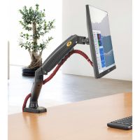 NB North Bayou F80 17–27” PC Monitor Arm Adjustable Gas Spring Full Motion Ergonomic Gaming Monitor Mount Tilt Swivel ขาตั้งจอ ขาแขวนจอ LED LCD Stand รองรับ 17 -30 นิ้ว