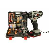 ?ลดราคา cordless drill  RSK สว่านไร้สาย 3 ระบบ 88V มีระบบกระแทก พร้อมแบตเตอรี่ LI-ION 2 ก้อน แถมฟรี! อุปกรณ์งานช่างชุดใหญ่มากถึง 100 ชิ้น-สว่านไร้สาย สว่านไฟฟ้าไร้สาย สว่านแบต สว่านไฟฟ้าแบต