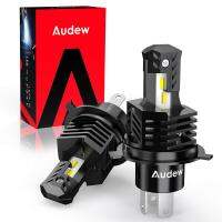 [ANYA Auto Parts] 2ชิ้น12V H4ไฟหน้ารถมอเตอร์ไซค์แบบ LED รถยนต์สีขาวปลั๊ก26W 4800LM 6000-7000K กันน้ำสำหรับ UTV ATV รถจักรยานยนต์