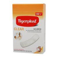 ส่งด่วน! ไทเกอร์พล๊าส พลาสเตอร์ปิดแผล ชนิดใส x 100 ชิ้น Tigerplast Clear Plastic Adhesive Dressings x 100 Strips สินค้าราคาถูก พร้อมเก็บเงินปลายทาง