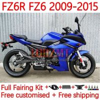 กรอบสำหรับ YAMAHA FZ6 R FZ FZ-6R FZ6R 6R 2009 2010 2011 2012 2013 2014 2015 09 10 11 12 13 14 15แฟริ่งสต็อก31No ฟ้า34