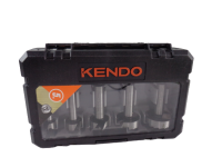 KENDO 11606135 โฮลซอเจาะบานพับถ้วย 5 ตัวชุด 15-20-25-30-35×90mm