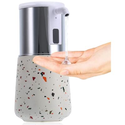 Automatic Soap Dispenser Touchless, Ceramic Liquid Soap Dispense, Hands-Free Dish Soap Dispenser, IPX6 Waterproof