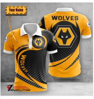 Wolverhampton Wanderers F.C. 2023 New Design Customization High Quality 3DPOLO SHIRT (Contact Online for Free Customization) - NO.6GHGSJ9