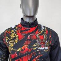 YAKZA 005 JACKET แจ็คเก็ต เสื้อแจ็คเก็ตลำลอง เสื้อคลุม แขนยาว มีซิป ใส่เที่ยว ขี่รถ ออกกำลังกาย ใส่ได้ใหญ่สุด 62 นิ้ว