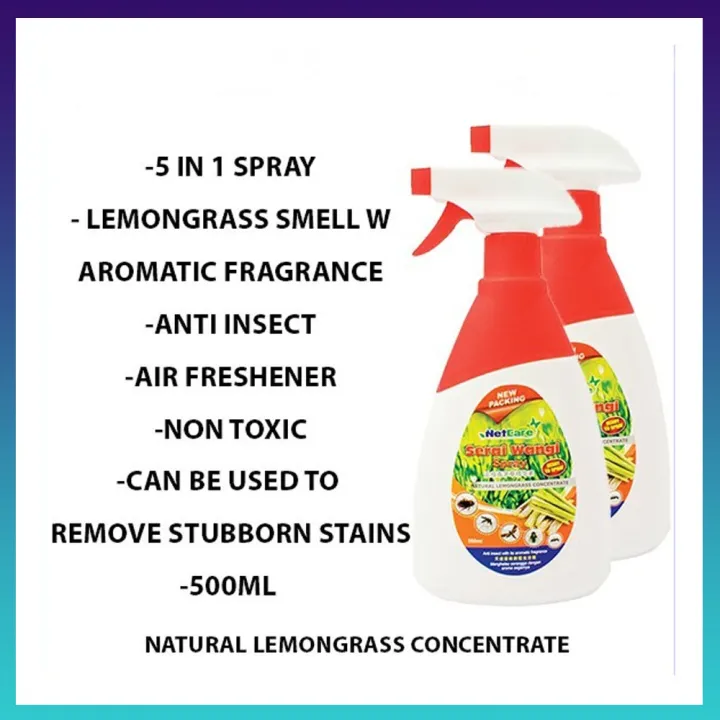 NetCare Lemongrass Insect Mosquito Repellent Lazada Singapore