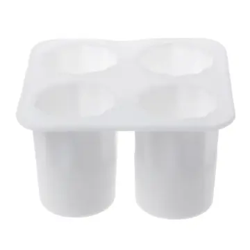 4 Holes Ice Shot Glass Mold Creative Ice Cup Molds Silicone Ice