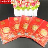 [Modenlife] แพ็คเก็ตการ์ตูนสร้อยราศีมังกรฟอยล์สีทอง2024 CNY โชคดีโชคดีโชคดีที่ได้เหรียญทองซองสีแดงปีใหม่กระดาษซองจดหมายสร้างสรรค์เทศกาลฤดูใบไม้ผลิเงินเหรียญที่ระลึก