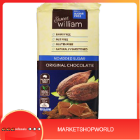 Chocolate Original No Added Sugar Sweet William 100 G. (พร้อมส่ง)....