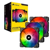 CORSAIR ICUE SP120 RGB PRO PERFORMANCE 120MM X3 FAN PACK WITH LIGHTING NODE CORE