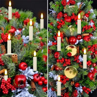 Electric Flameless Long LED Candle Lamp Lights Amber For Wedding Party Church Decoration Height Candlestick Christmas candle