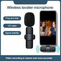 Wireless Lavalier Microphone Noise Cancelling Audio Video Recording Mic for iPhone iPad Android Xiaomi Samsung Live Game Mic