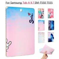 Tab A 9.7 T550 T555 P550 P555 Shockproof TabA inch SM-T550 SM-T555 Soft Cartoon Painted Tablet Covers