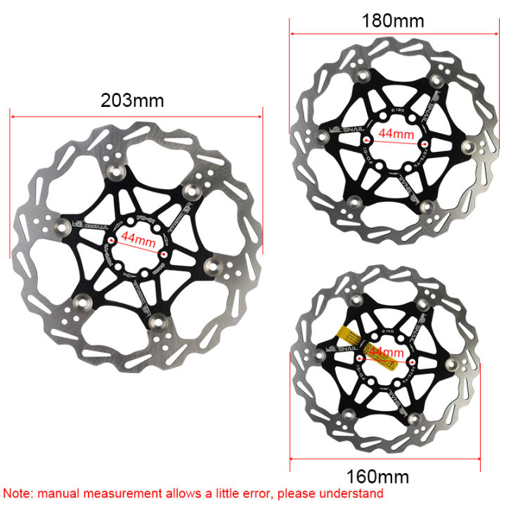 snail-floating-disc-เบรคสำหรับ-mountain-road-bike-160180203มม-หกเล็บโรเตอร์-mtb-ลอยเบรคจักรยานโรเตอร์