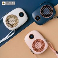 Neck fan mini USB 5V radiator rechargeable mute small PC cooling fan LED display Ventilador outdoor travel handheld portable