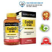 Viên uống Mason Natural CoQ10 30mg hỗ trợ sức khỏe bổ tim mạch giúp giảm