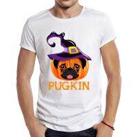 2022 Mens New Pugkin Pumpin Halloween Design Short Sleeve T-shirt Cool Printed Tops Hipster Tee - T-shirts - AliExpress