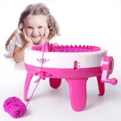 Knitting Loom Machine with Row Counter Rotating Sewing Sweater