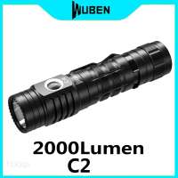 The original WUBEN C2 2000 lumen flashlight supports C-type charging, including a 4800 milliampere battery, suitable for outdoor camping