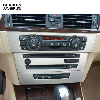 ภายในรถ Center Control CD ปุ่มแผงกรอบตกแต่งสติกเกอร์สำหรับ BMW 3 Series E90 E92 E93 2005-2012อุปกรณ์เสริม