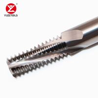 YUZETOOLS CNC ทังสเตนเหล็กตัดเกลียวเต็มสําหรับอลูมิเนียม M1 M1.2 M1.4 M1.6 M2 M2.5 M3 M8 M12 M14 M16 เครื่องตัดมิลลิ่ง