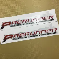 สติ๊กเกอร์  PRERUNNER ติดข้างท้ายกระบะ TOYITA vigo SMART รุ่น-2 ปี 2008