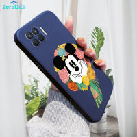 ZeroQiQi เคสโทรศัพท์สำหรับ OPPO A91 OPPO A92 OPPO เคสมิกกี้เมาส์ลายการ์ตูน2020 A93 2020เคสโทรศัพท์เคสป้องกันทนแรงกระแทกกล้องคลุมทั้งหมดของเหลวทรงสี่เหลี่ยมดั้งเดิม