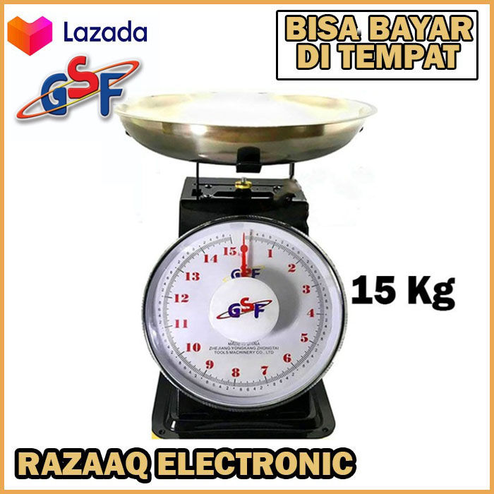 Timbangan Gsf G 4315 Analog Manual Buah Barang Dapur Serbaguna 15 Kg