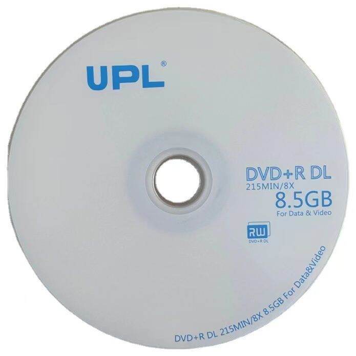 ขายส่ง50แผ่น D9 8.5 GB UPL พิมพ์เปล่า DVD R DL Disc Lazada.co.th
