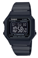 Casio Standard นาฬิกาข้อมือผู้หญิง สายสแตนเลส รุ่น B650,B650WB,B650WB-1B - สีดำ