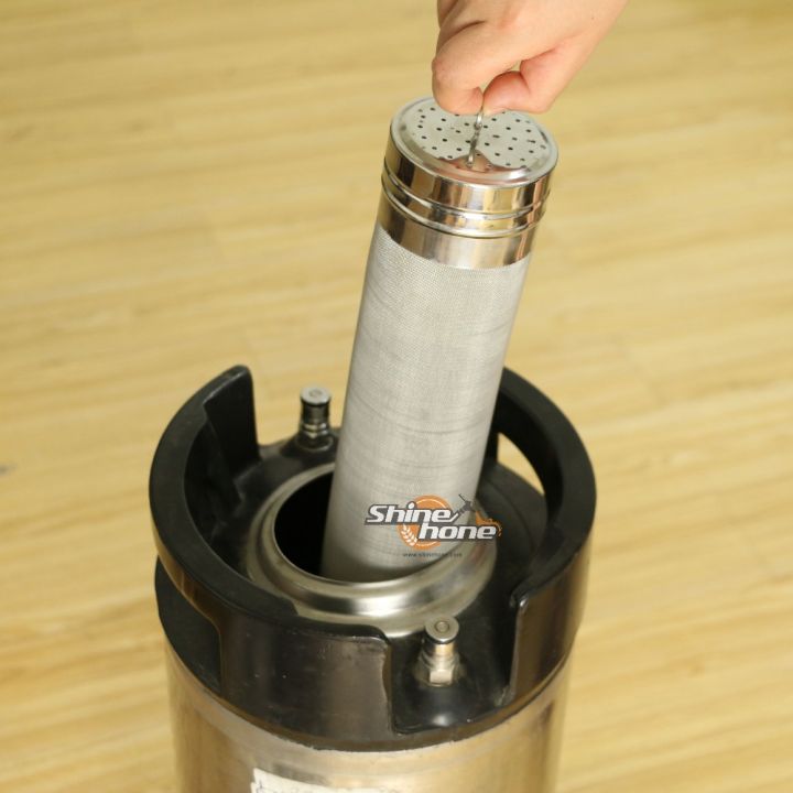 Stainless Steel Dry Hopper, 300 Micron Filter, Brewing Hop Spider, Beer Keg Filter, Cornelius Keg Filter For Home brewing