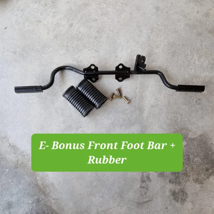 SYM EBonus Front Foot Rest Bar with Rubber Set Lazada