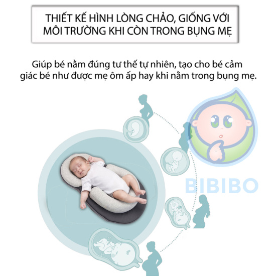 Đệm ngủ cho bé akita yoyo kids độ dốc chuẩn chống bẹp đầu - ảnh sản phẩm 7