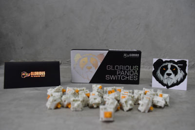 (ร้านจริงต้อง BABYSHIW) Glorious Panda Switches พร้อมส่งในไทย 36 switches ต่อ 1 กล่อง