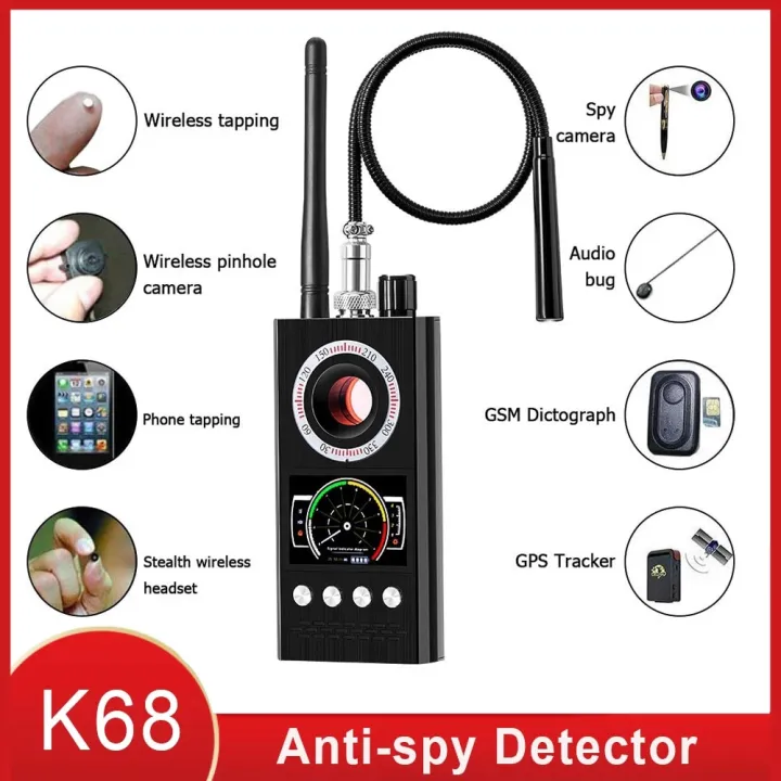 Anti Spy Wireless RF Signal Detector Bug GSM GPS Tracker Hidden Camera ...