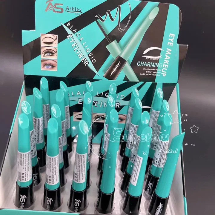NEW Black liquid Charming eyeliner black and big lasting create dark