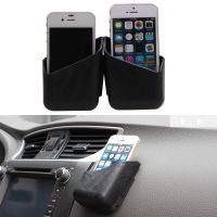 ✣▨☎ 1 Pair Automobile multifunctional paste storage box cigarette case car A-pillar glasses case mobile phone holderA card case