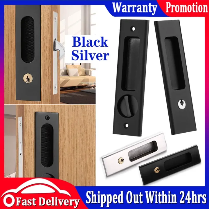 Sliding Door Lock Handle Zinc Alloy Sliding Door Lock Latch Handle Set