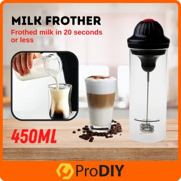 450ml handheld automatic battery operated coffee