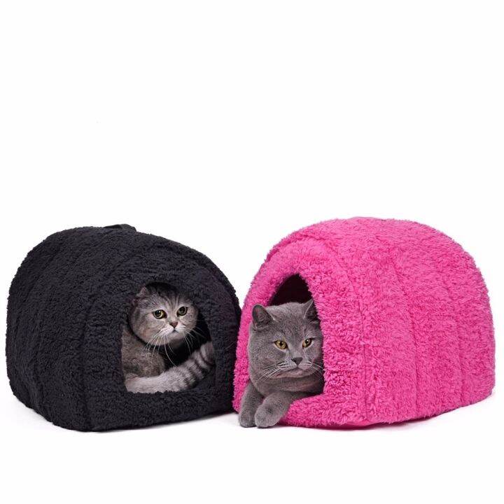 winter-pet-cat-bed-product-for-animal-portable-cave-house-warm-large-space-washable-puppy-kitty-removable-mat-4-colors-cama-gato