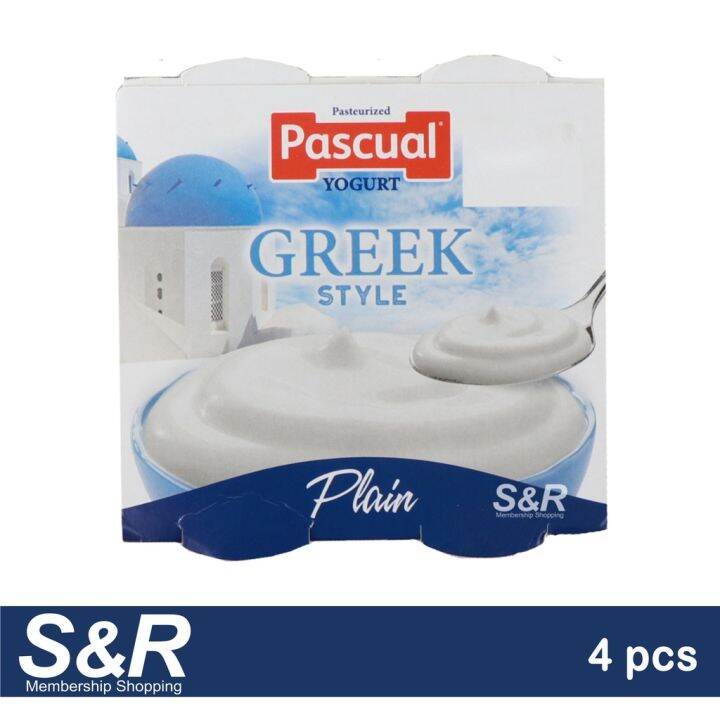 Pascual Greek Style Plain Yogurt 4pcs Lazada PH