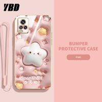 YBD 2023ใหม่3D เคสโทรศัพท์สำหรับหญิงสาวน่ารักลูกอมสำหรับ Vivo V20 Pro เคสกล้องที่มีความแม่นยำเคสโทรศัพท์ S7 ยอดนิยมฝาครอบรูปแบบน่ารักพร้อมฟรีสายคล้อง