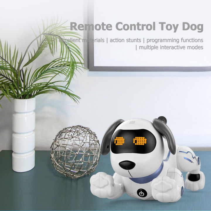 รีโมทคอนโทรลสุนัข-handstand-push-up-smart-dancing-rc-stunt-robotic-puppy-pet