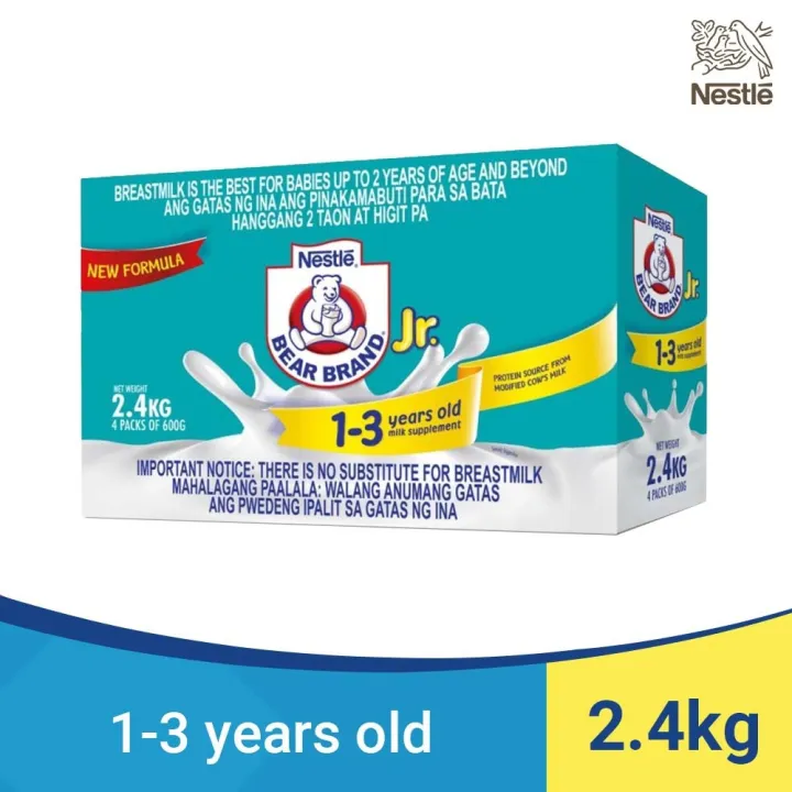 BEAR BRAND Junior Milk Supplement For Children 1-3 Years Old 2.4kg ...