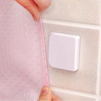 2pcs Shower Curtain Clips Anti Splash Spill Stop Water Leaking Guard Bathroom