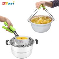 Hot Bowl Holder Dish Clamp Pot Pan Gripper Clip Hot Dish Plate Bowl Clip Retriever Tongs Silicone Handle Kitchen Tools