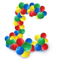 100pcs Colorful Mario theme balloon chain colorful cartoon latex balloon childrens birthday party decoration balloon wholesale Balloons